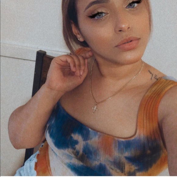 Washed color tank crop top - Picture 1 of 2